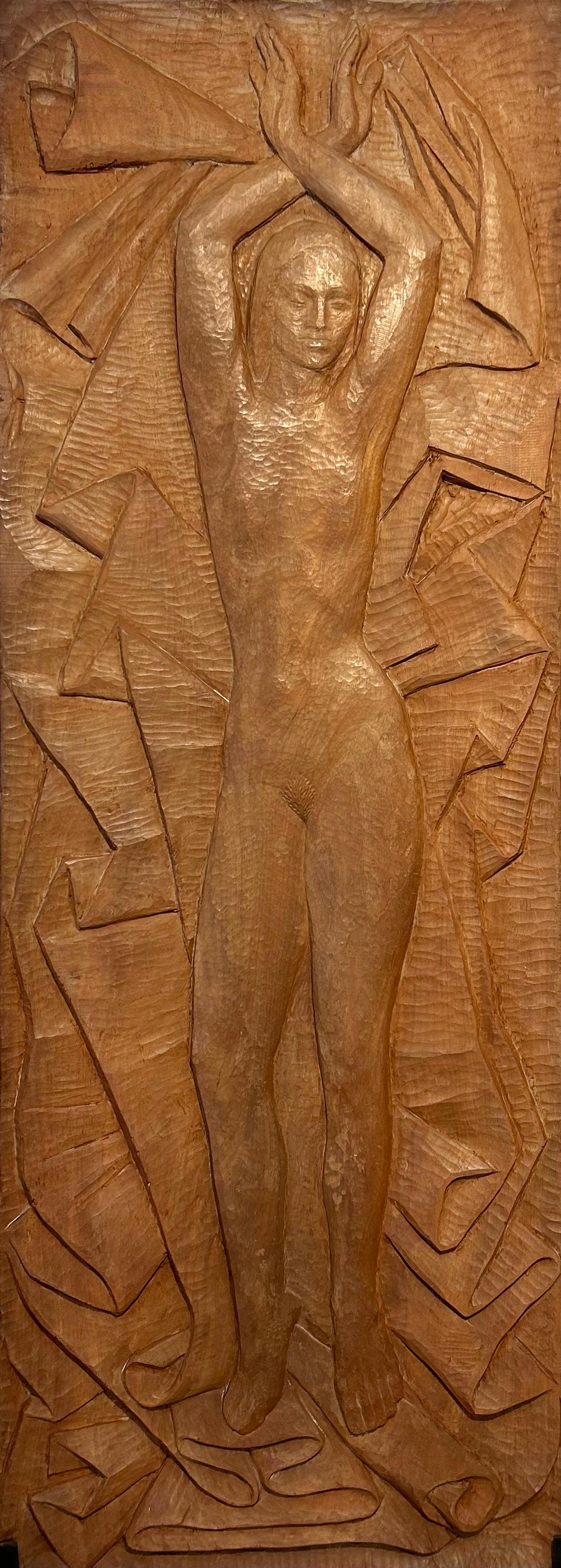 Enrique Alférez Figurative Sculpture - Relief #1
