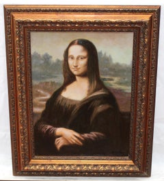 La Gioconda (tras Leonardo da Vinci) - Óleo sobre tela