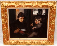 Maternidad - Óleo sobre tela - años 70-80