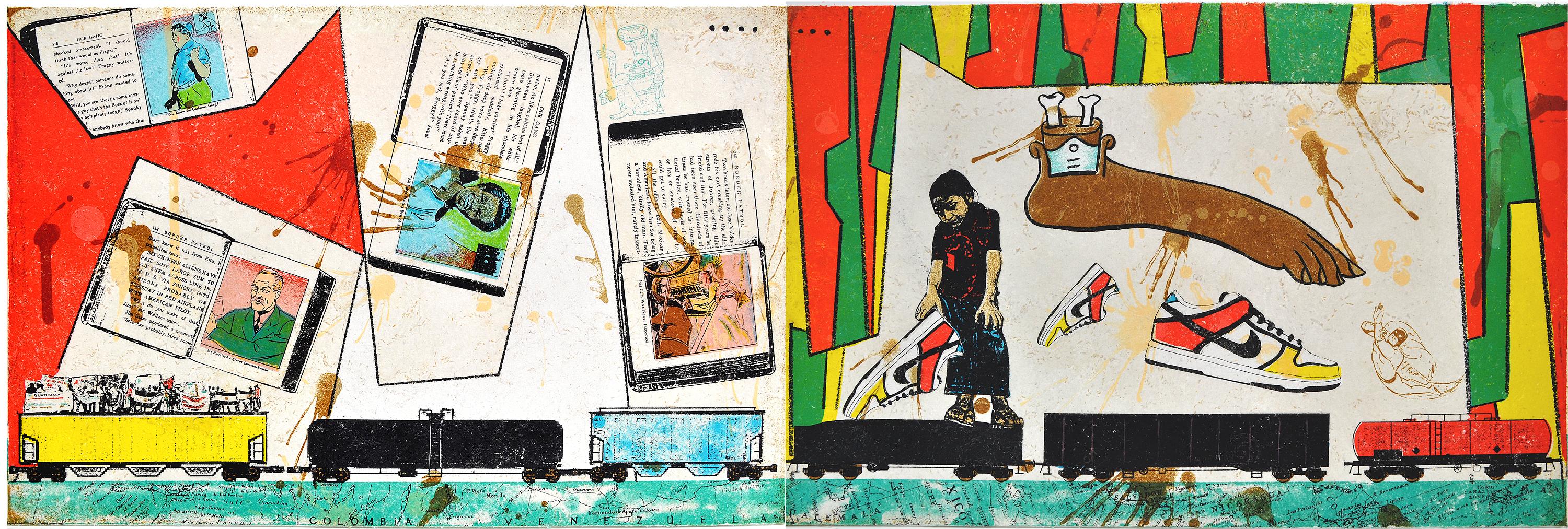 La Guida di La Bestia alla nascita del Cool - Print di Enrique Chagoya