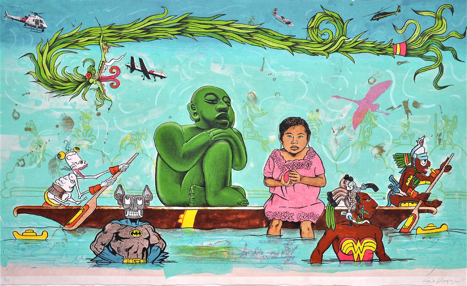 Enrique Chagoya Figurative Prints