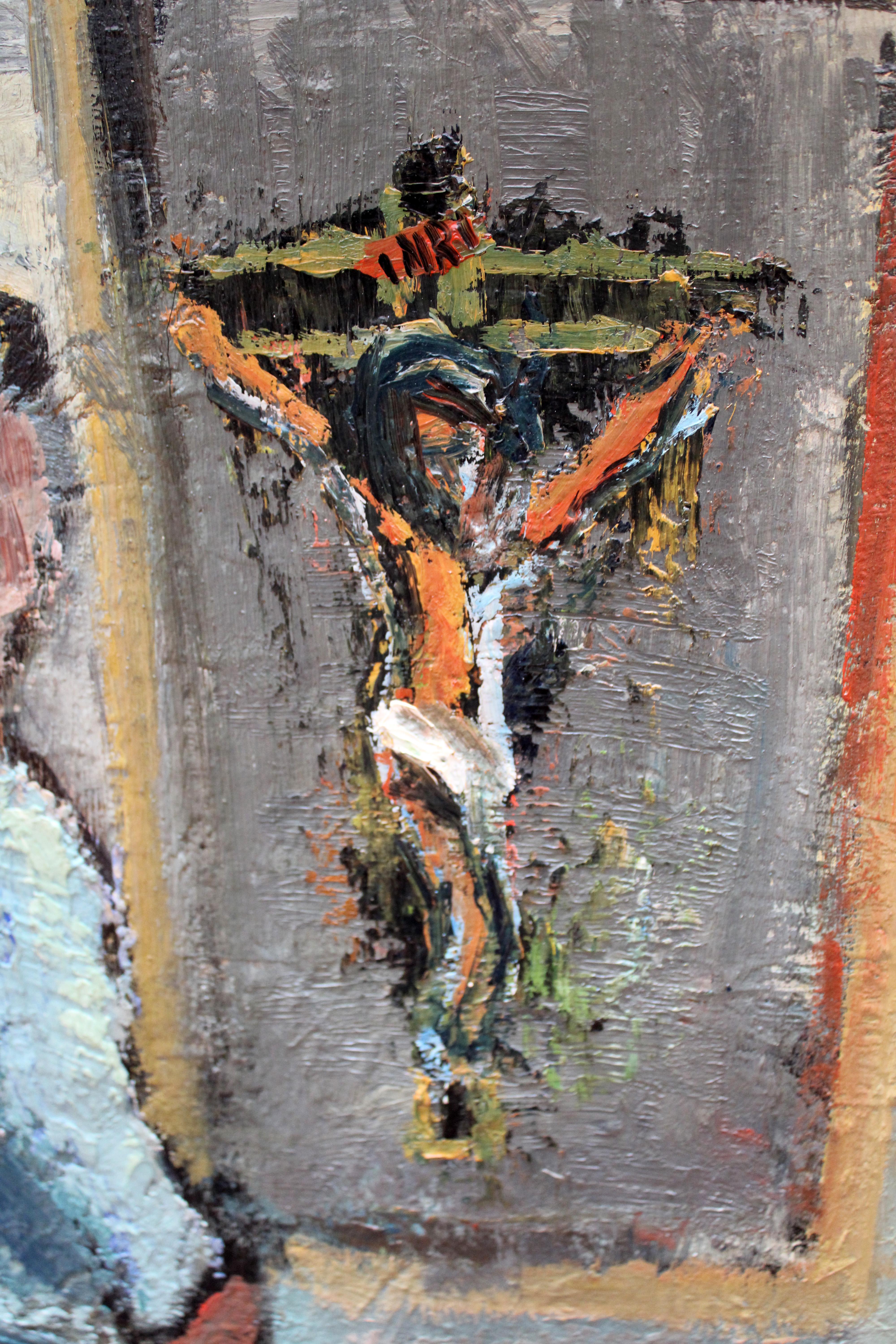 La obra va firmada a mano por el artista en la parte inferior y fechada del año 1960 (creo) digo creo porque no sé si es 1950 o 1960... por la tela y el número diria que es 1960

Se presenta enmarcada la pintura

El estado de la obra es