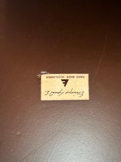 Enrique Garcel Art Decó de madera de nudo Guéridon