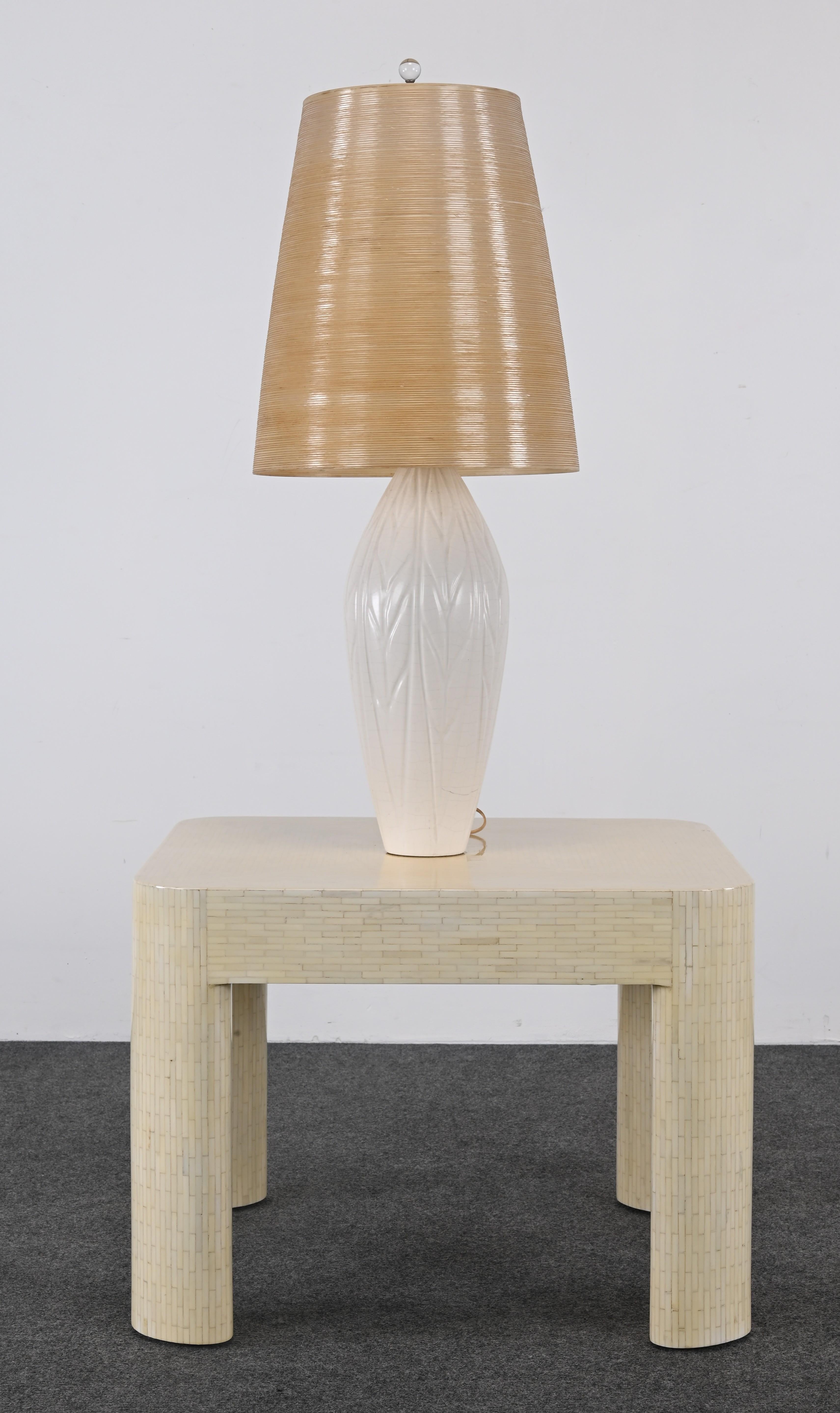 Enrique Garcel zugeschriebener mosaikartiger Knochentisch, 1980er Jahre im Angebot 9