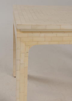 Enrique Garcel Cool Tesselated Bone Side Table