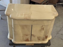 Enrique Garcel für Jimeco Nachtschränke aus lackiertem Ziegenleder