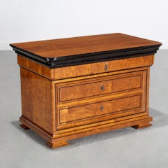 Enrique Garcel Style Burlwood Commode / Night Chest