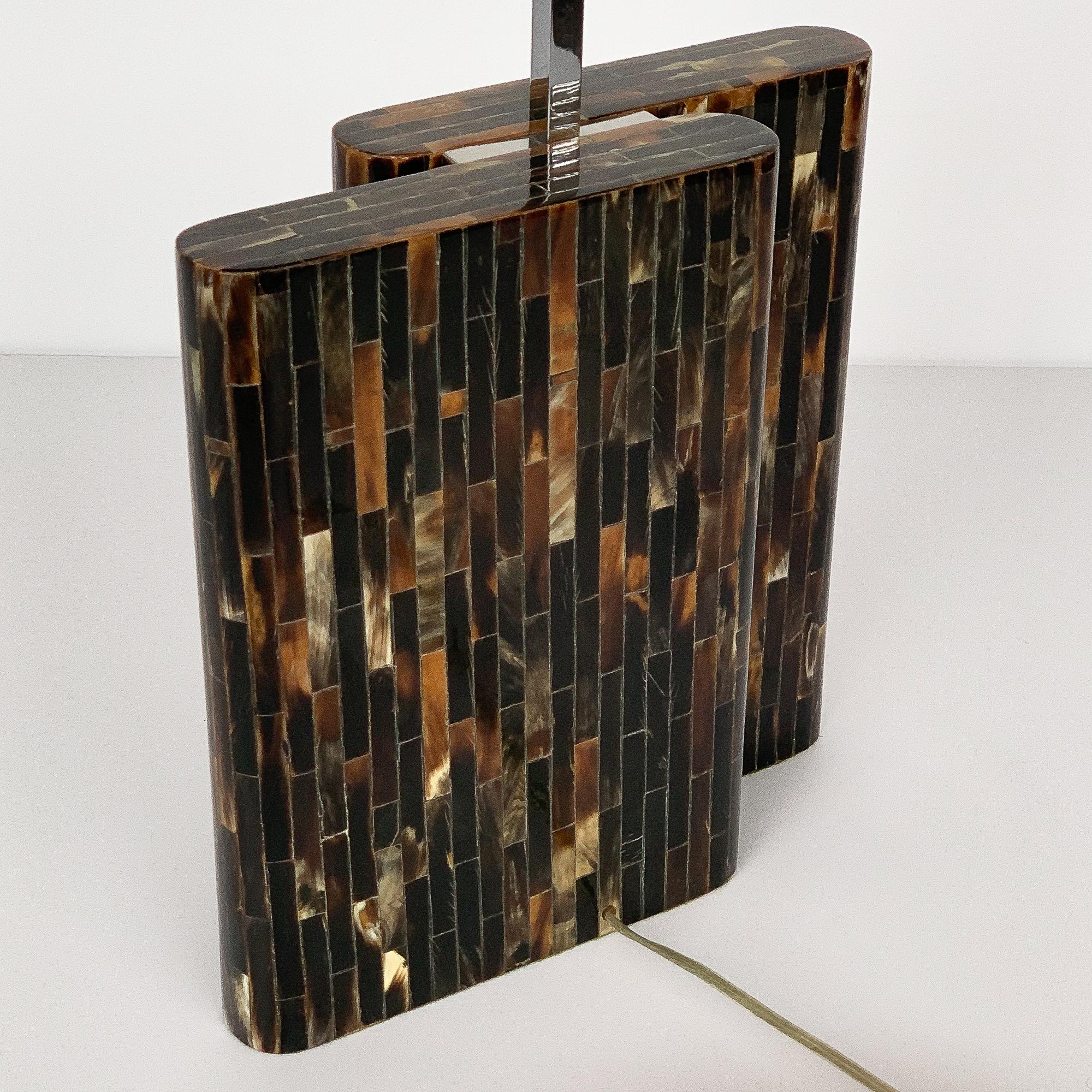 Enrique Garcel Tessellated Horn Table Lamp 5