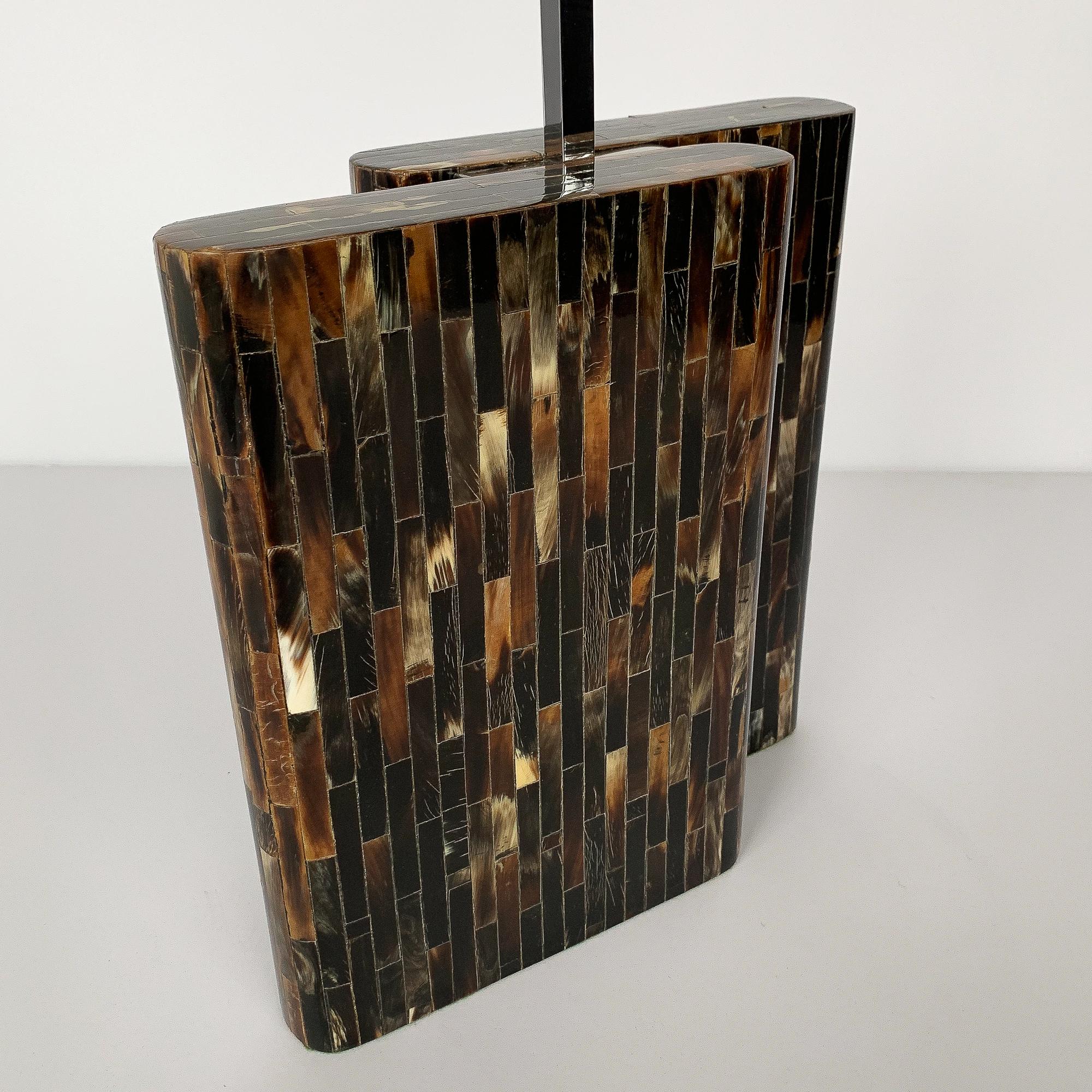 Enrique Garcel Tessellated Horn Table Lamp 2