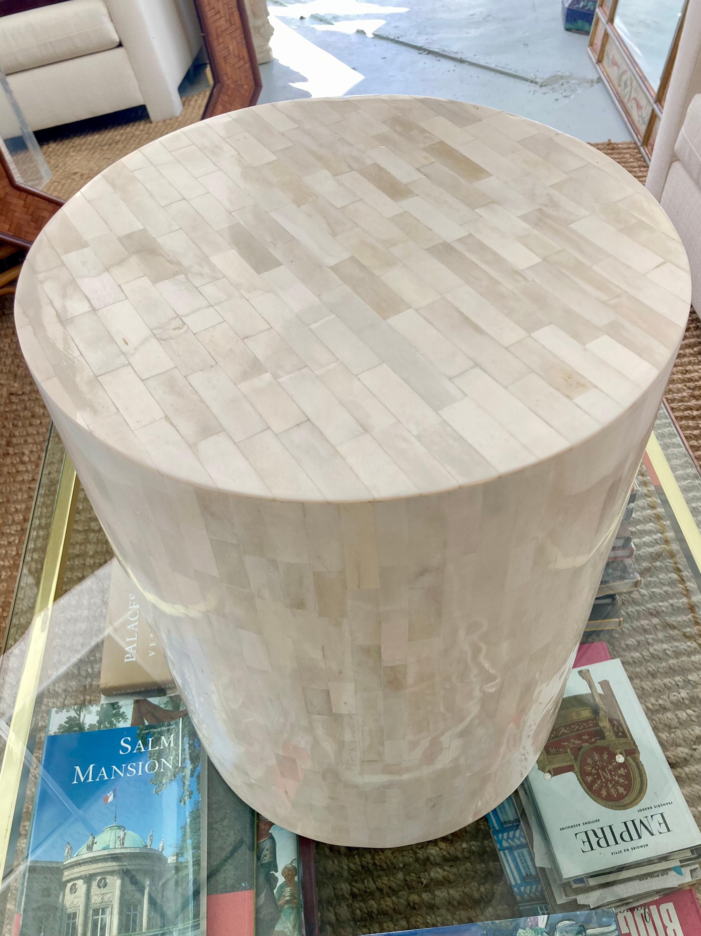 Enrique Garcel Tessellated Natural Horn Cocktail Table For Sale 2