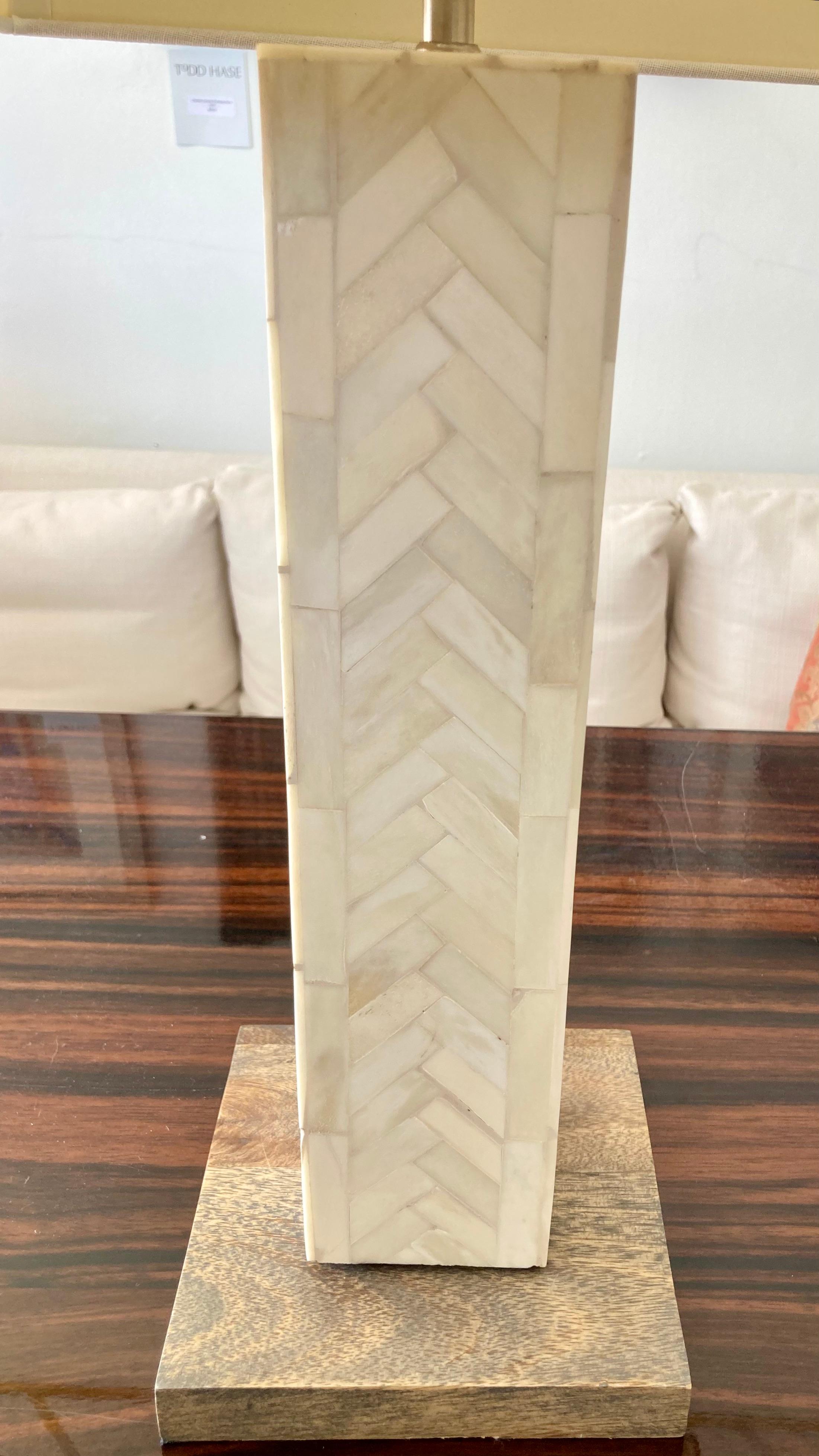 Enrique Garcel Tessellated Table Lamp For Sale 3