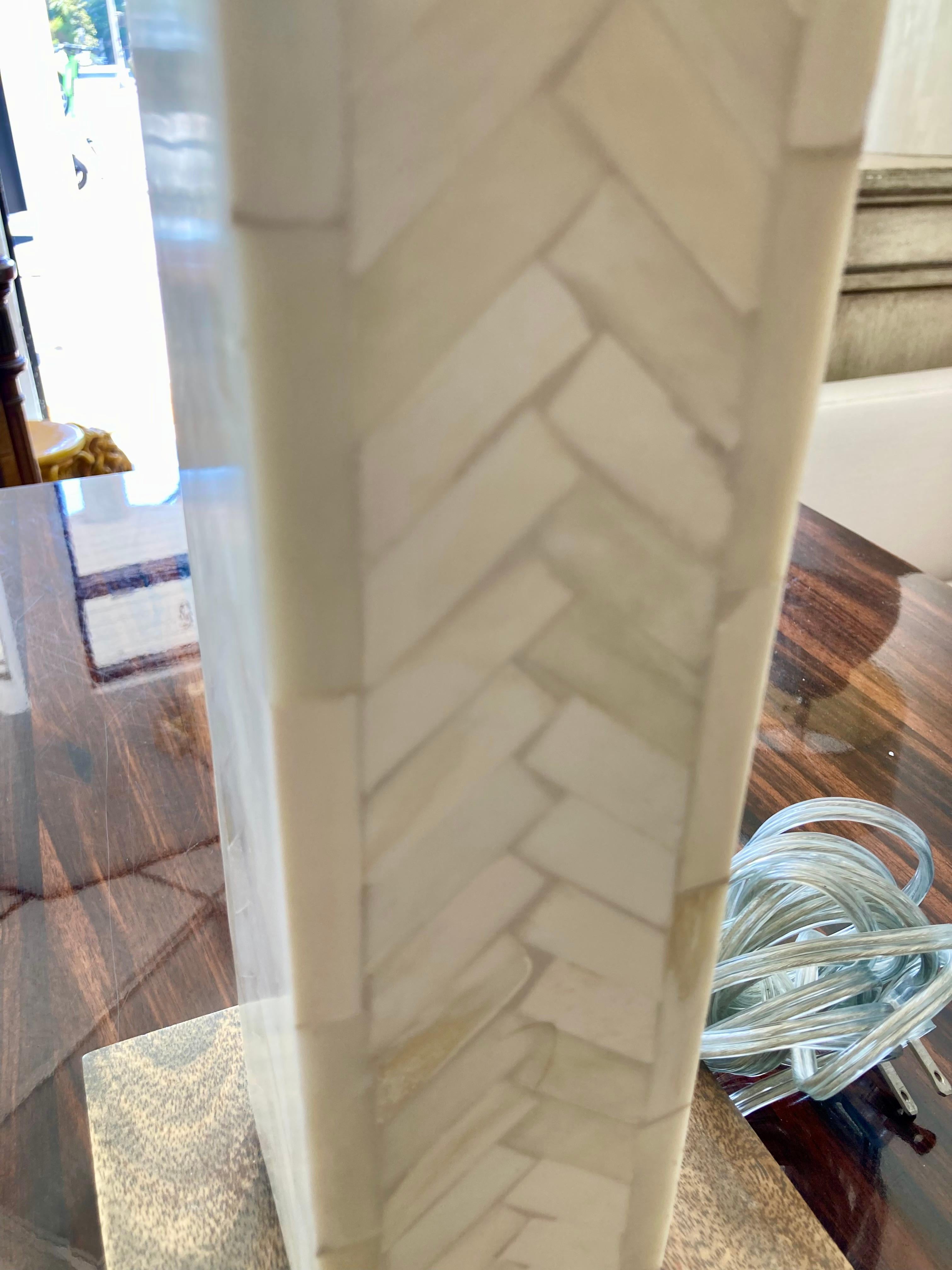 Enrique Garcel Tessellated Table Lamp For Sale 7