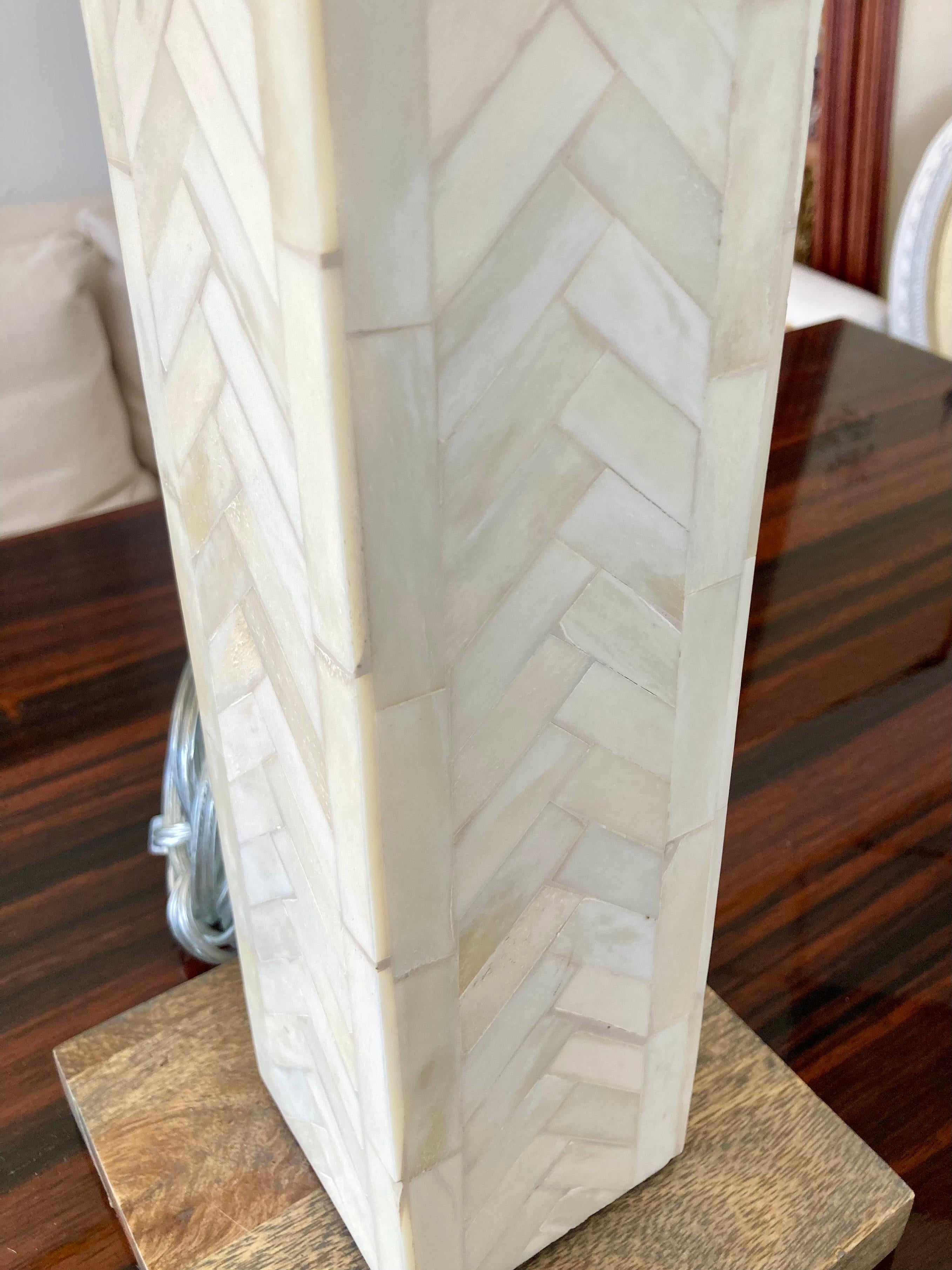 Enrique Garcel Tessellated Table Lamp For Sale 8