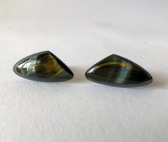 Enrique LeDesma Boutons de manchette modernistes mexicains en argent sterling avec œil d'aigle