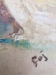 Girl playing the flute oil painting