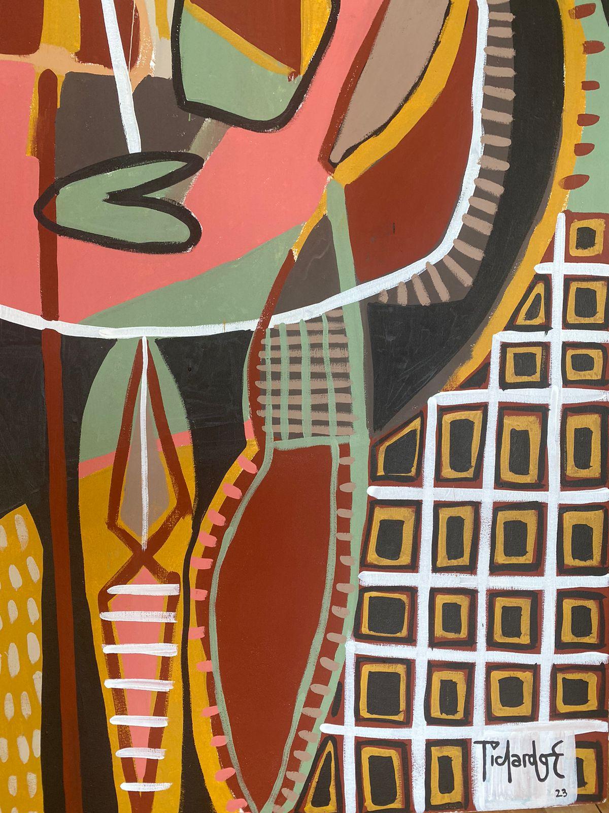 Africano, Art contemporain, Peinture abstraite, 21ème siècle en vente 4
