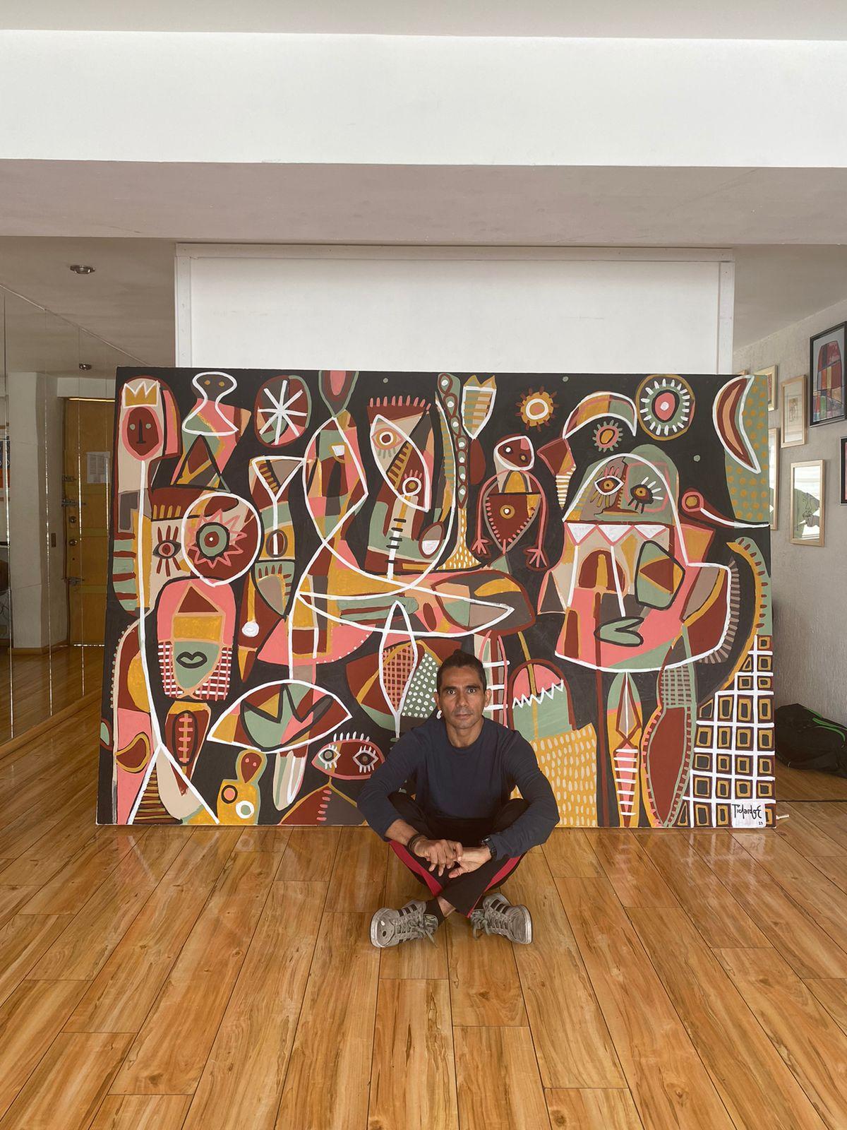 Africano, Art contemporain, Peinture abstraite, 21ème siècle en vente 5