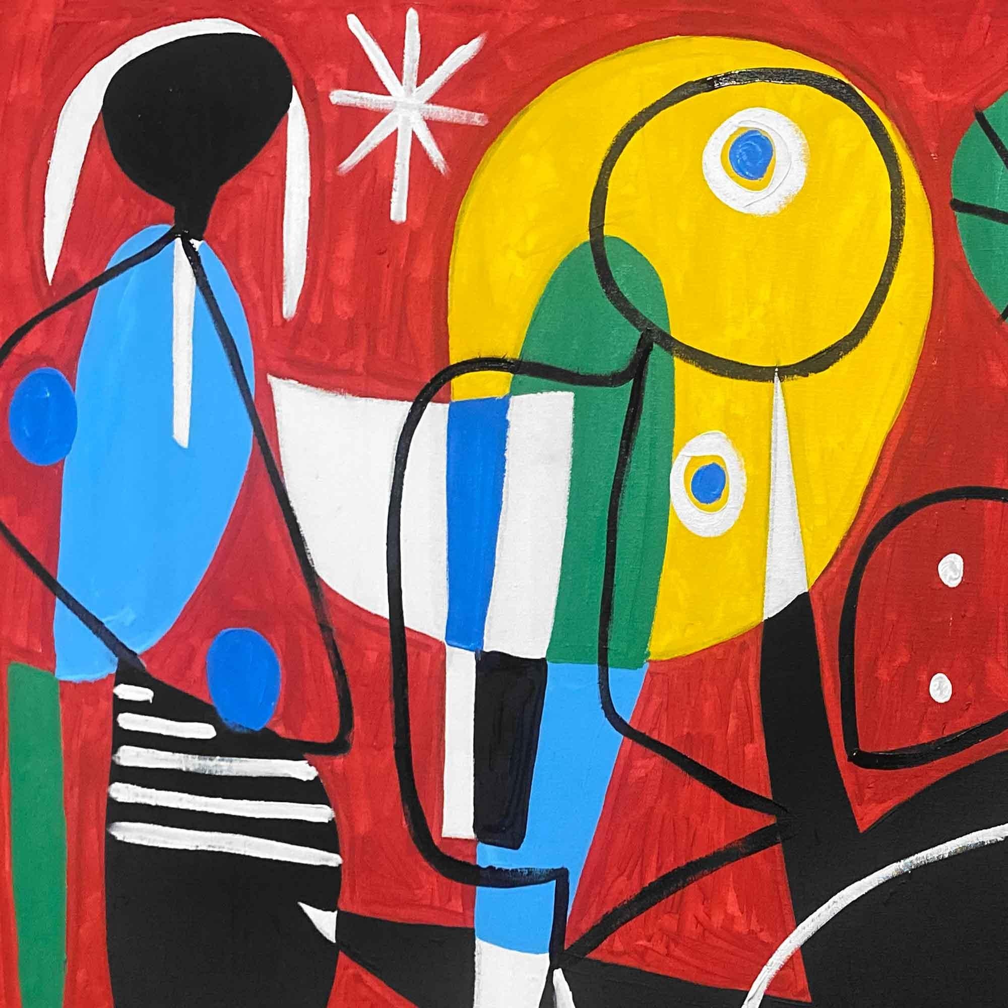 Aruba, Arte contemporanea, Pittura astratta, 21° secolo - Painting di Enrique Pichardo