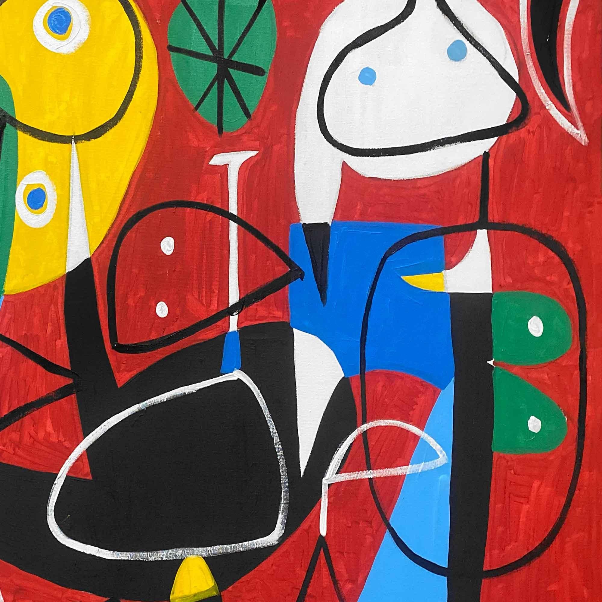 Aruba, Arte contemporanea, Pittura astratta, 21° secolo - Painting Astratto di Enrique Pichardo
