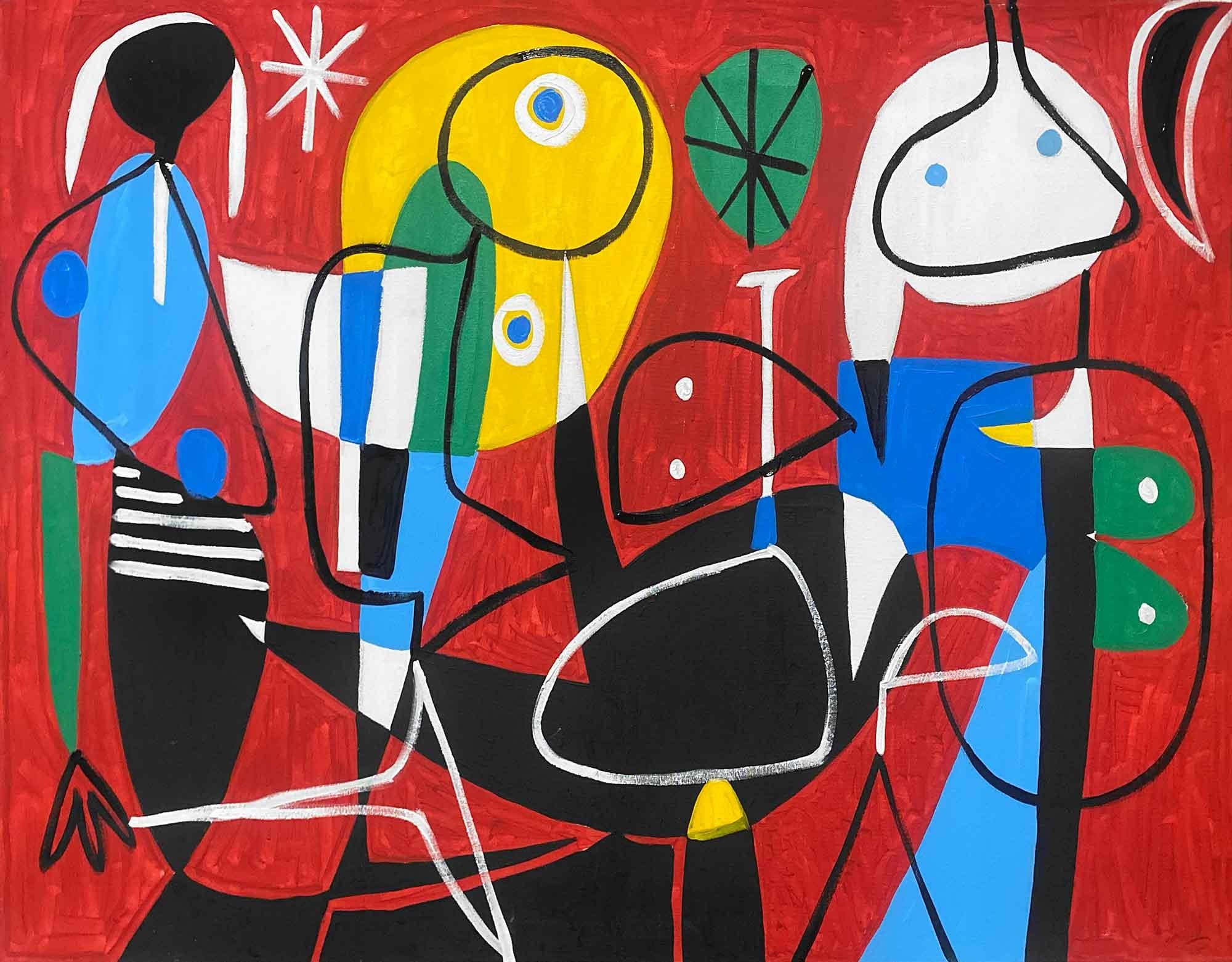 Abstract Painting di Enrique Pichardo - Aruba, Arte contemporanea, Pittura astratta, 21° secolo