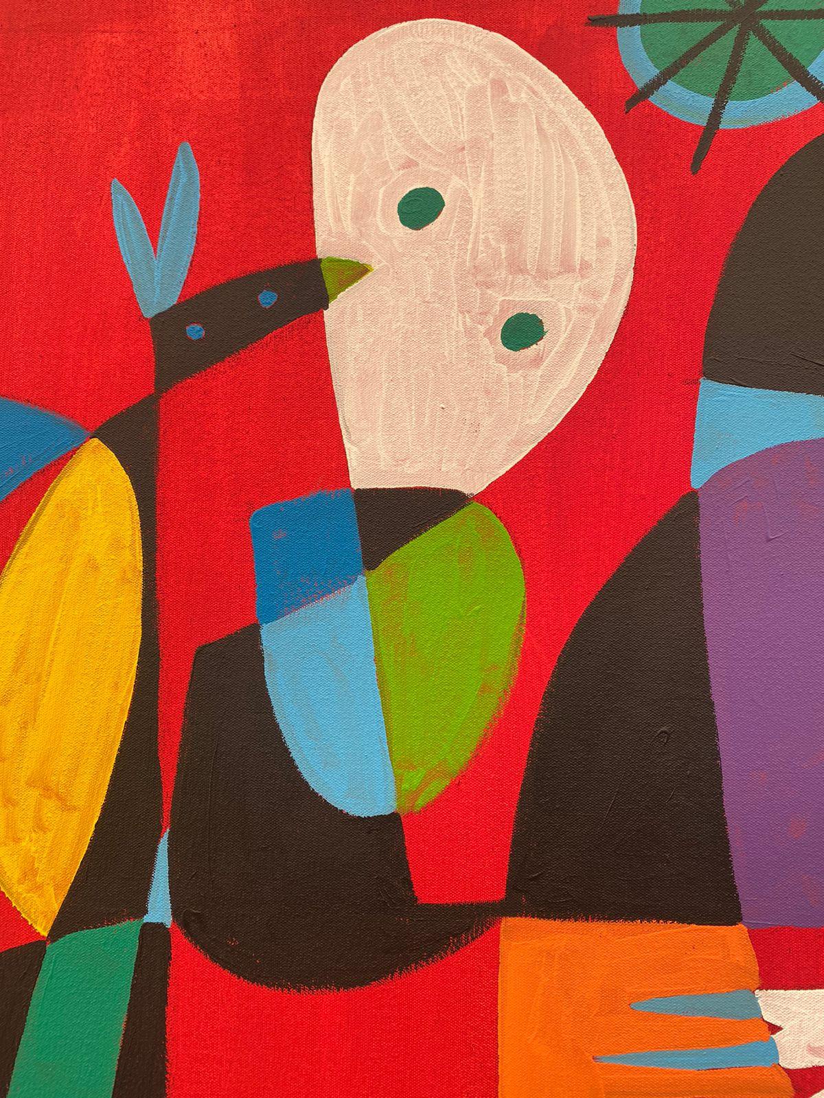 Atencion Personal, Arte contemporanea, Pittura astratta, 21° secolo - Painting Astratto di Enrique Pichardo