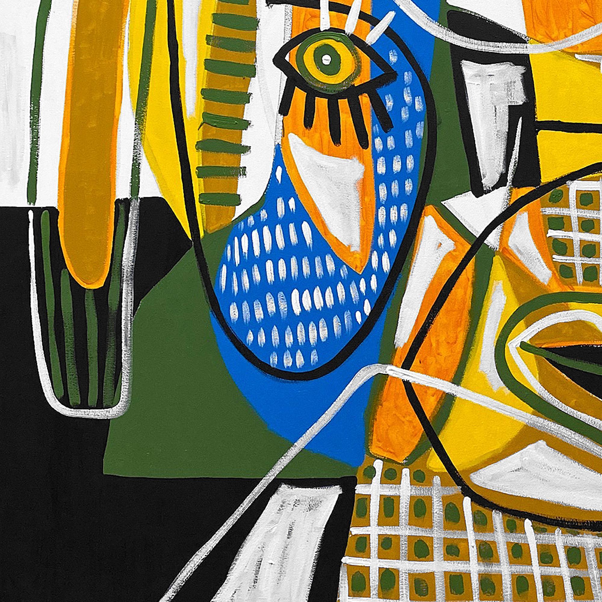 Caballero Aguila, Arte contemporanea, Pittura astratta, XXI secolo - Painting di Enrique Pichardo