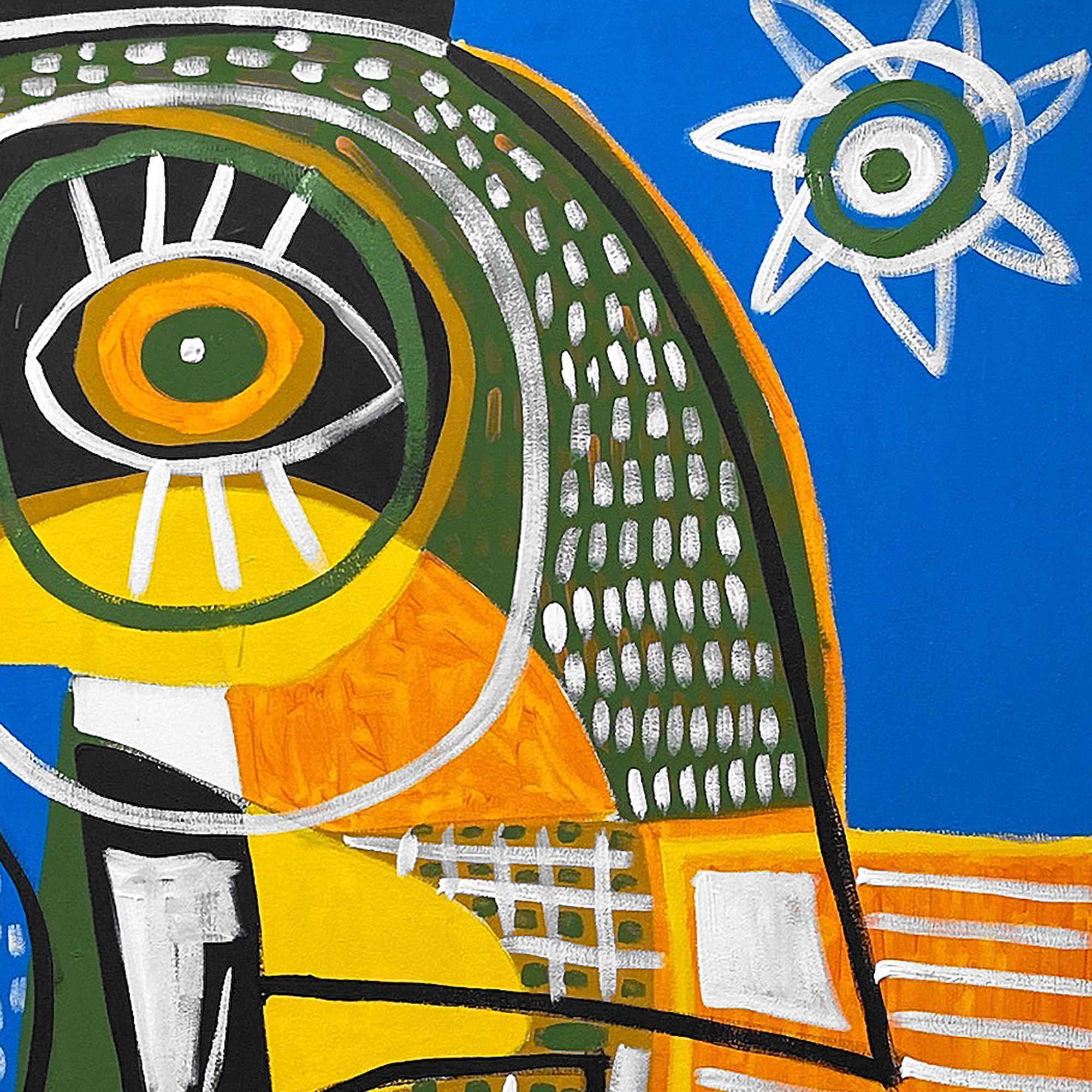 Caballero Aguila, Arte contemporanea, Pittura astratta, XXI secolo - Painting Astratto di Enrique Pichardo