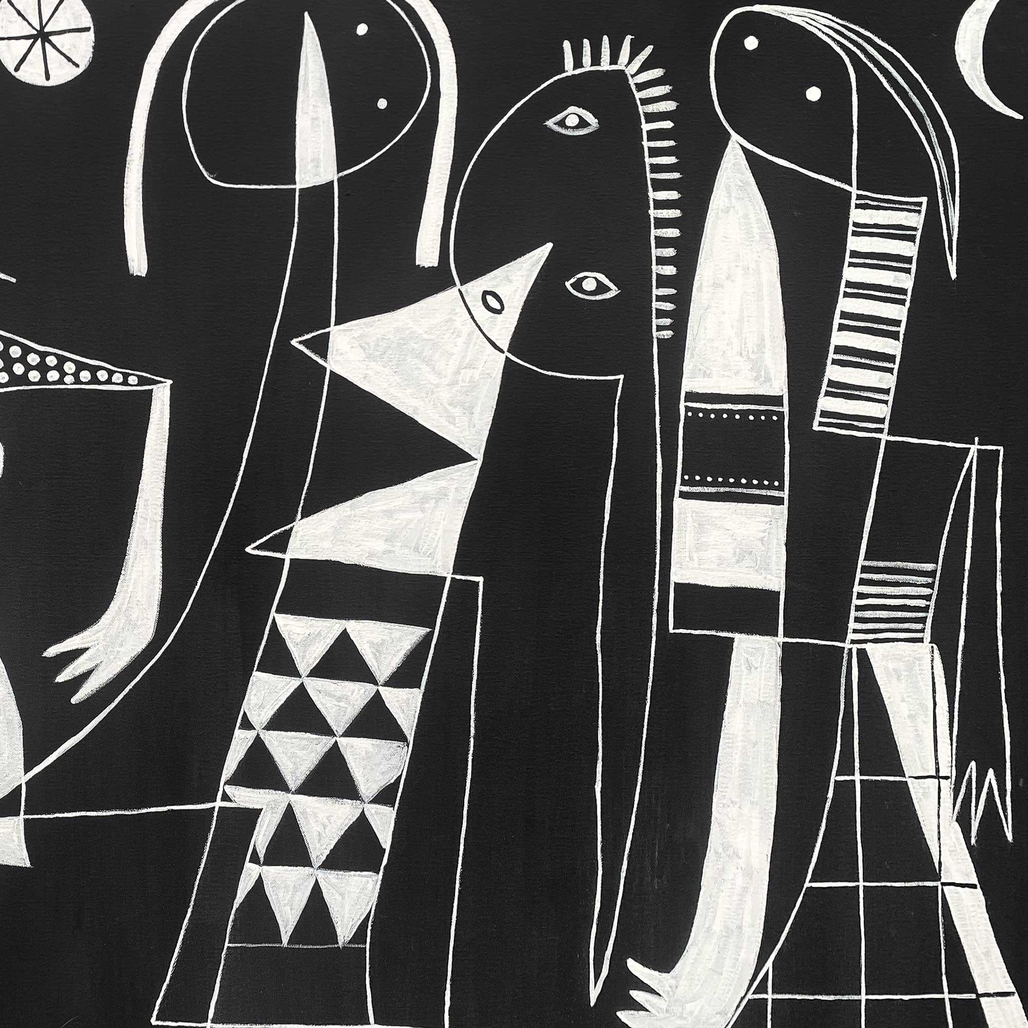 Cinco Mujeres, Contemporary Art, Abstract Painting, 21st Century For Sale 2