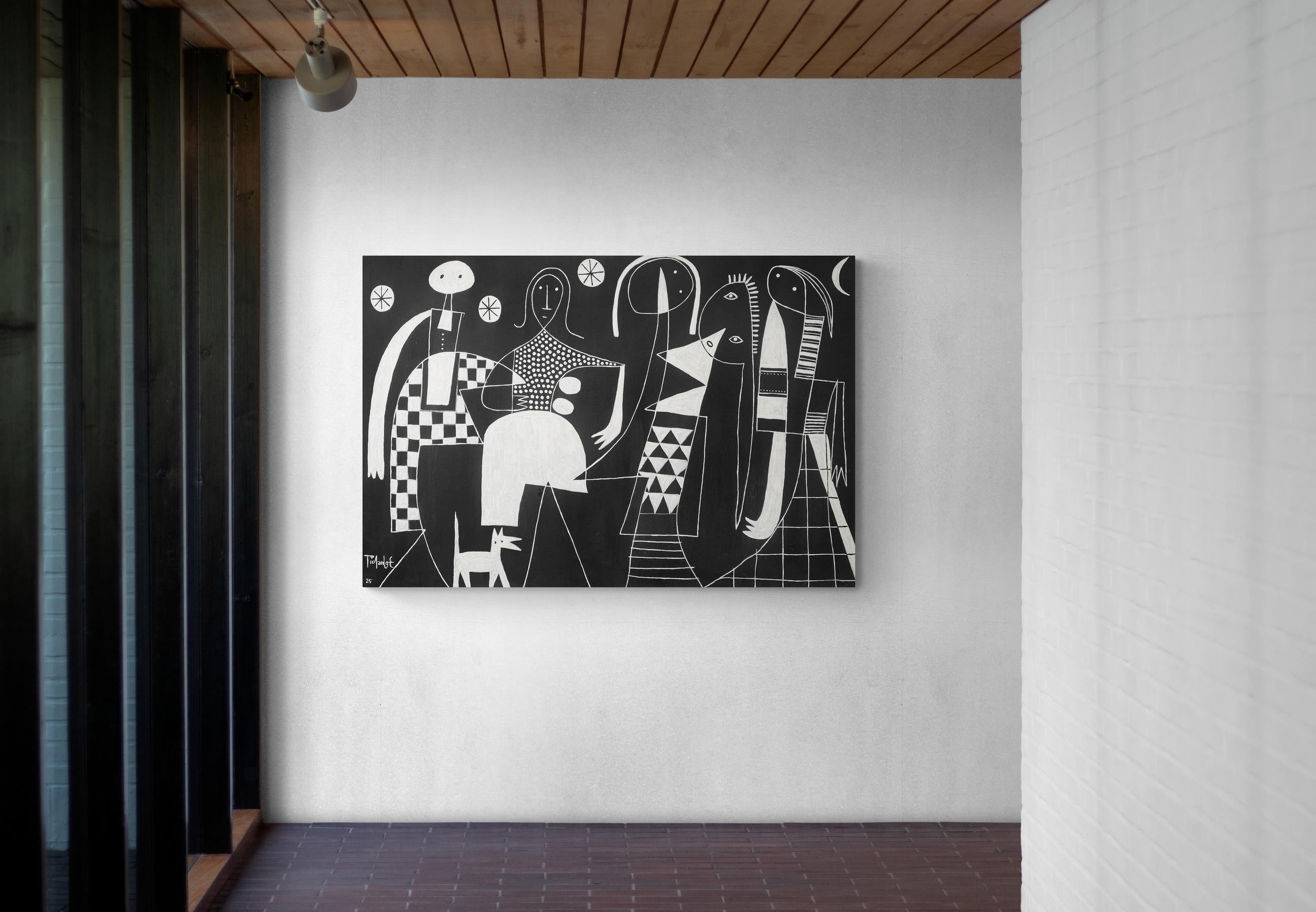 Cinco Mujeres, Contemporary Art, Abstract Painting, 21st Century For Sale 4