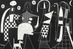 Cinco Mujeres, Contemporary Art, Abstract Painting, 21st Century
