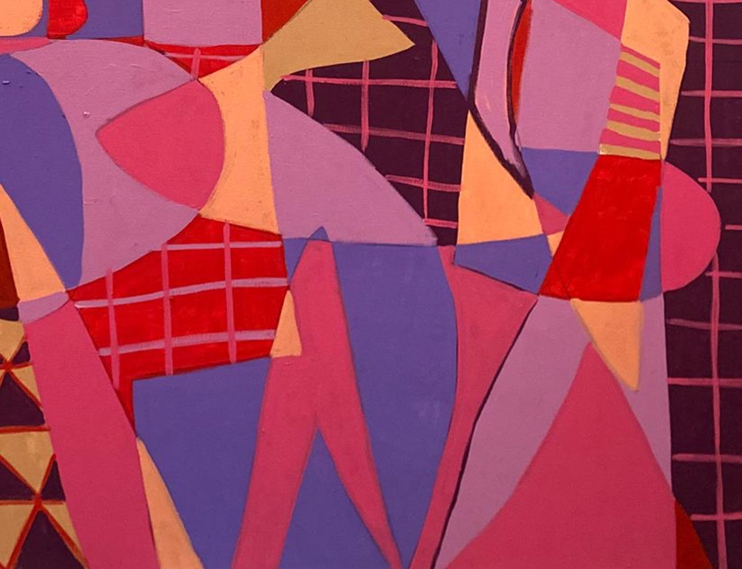 Ciudad Carmin II, Contemporary Art, Abstract Painting, 21st Century For Sale 4