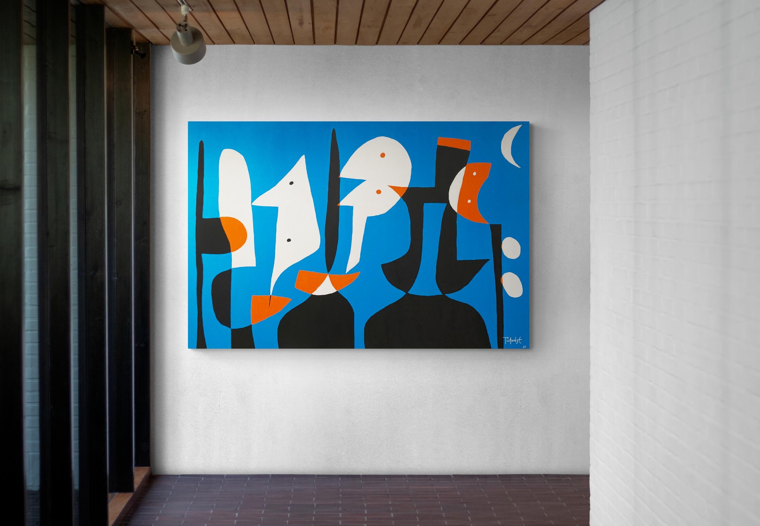 Composición en 4 Colores, Contemporary Art, Abstract Painting, 21st Century For Sale 4