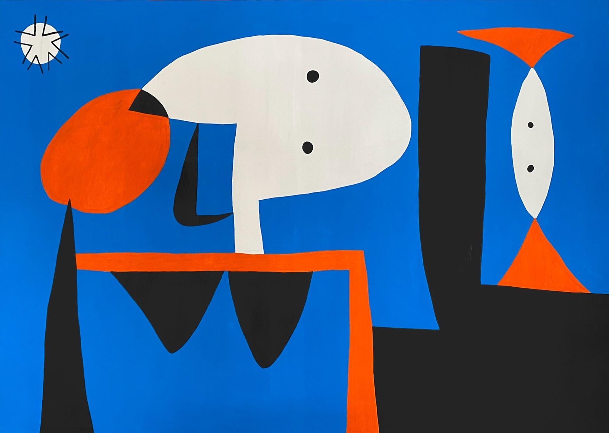 Composicion en Cuatro Colores, Contemporary Art, Abstract Painting, 21st Century