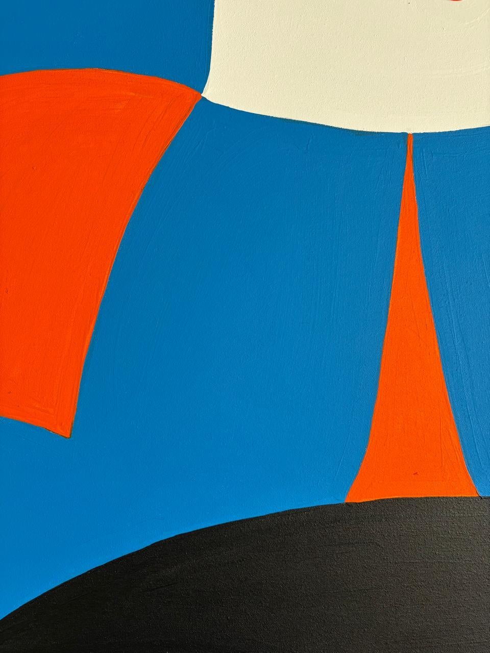 Mujer Con Sombrilla, Arte contemporanea, Pittura astratta, 21° secolo in vendita 3