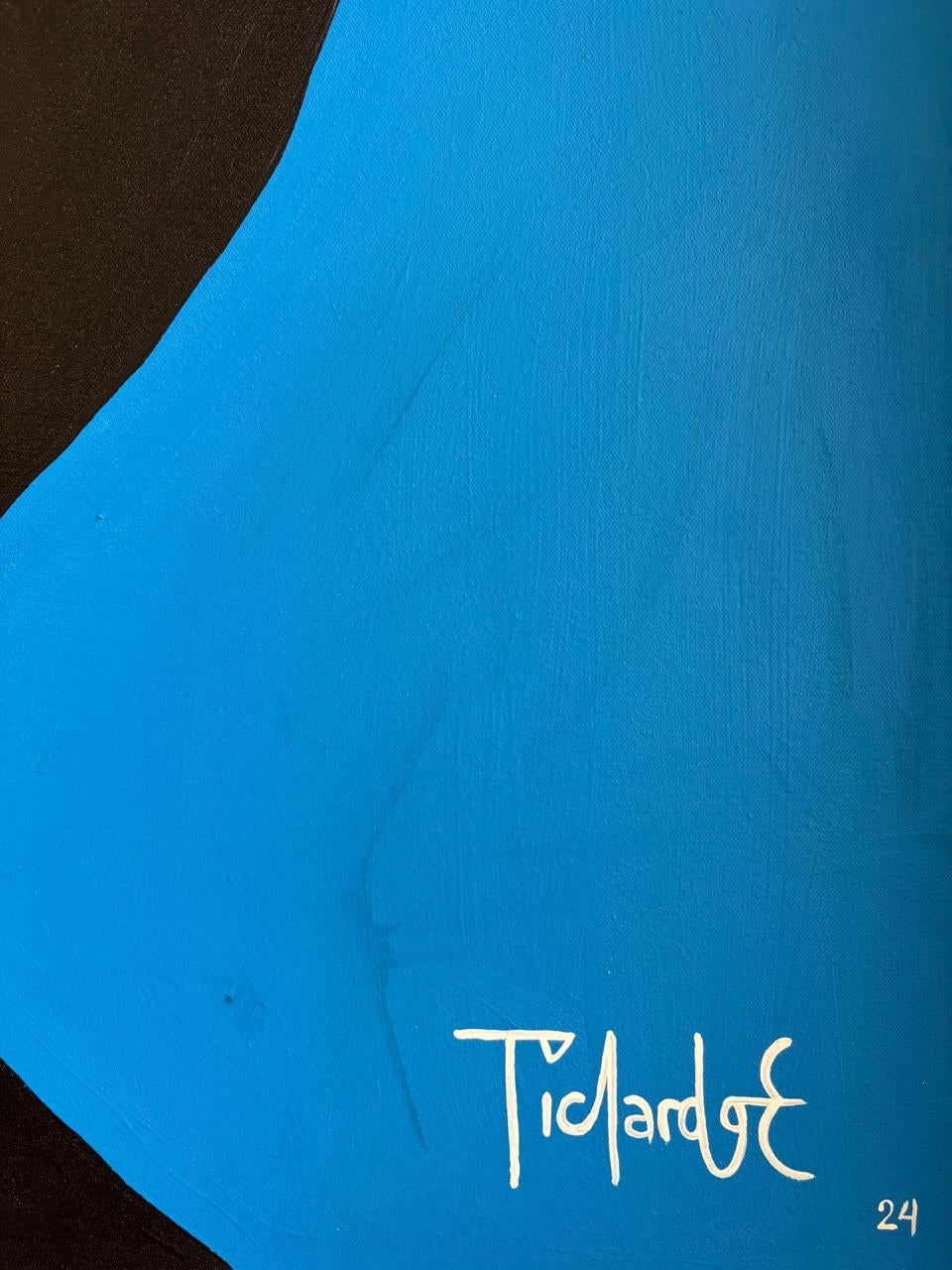 Mujer Con Sombrilla, Arte contemporanea, Pittura astratta, 21° secolo in vendita 5