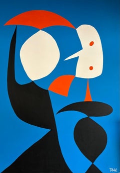 Mujer Con Sombrilla, Contemporary Art, Abstract Painting, 21st Century