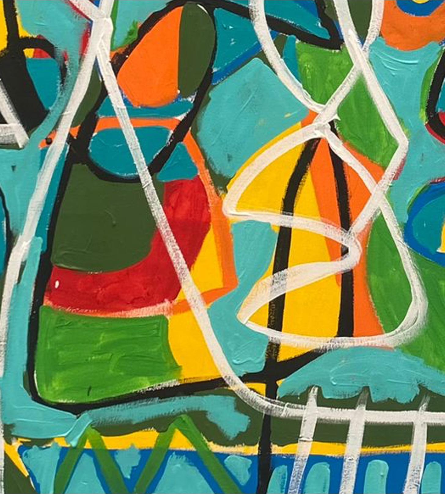 Composition Verde, Contemporary Art, Abstract Painting, 21st Century 3