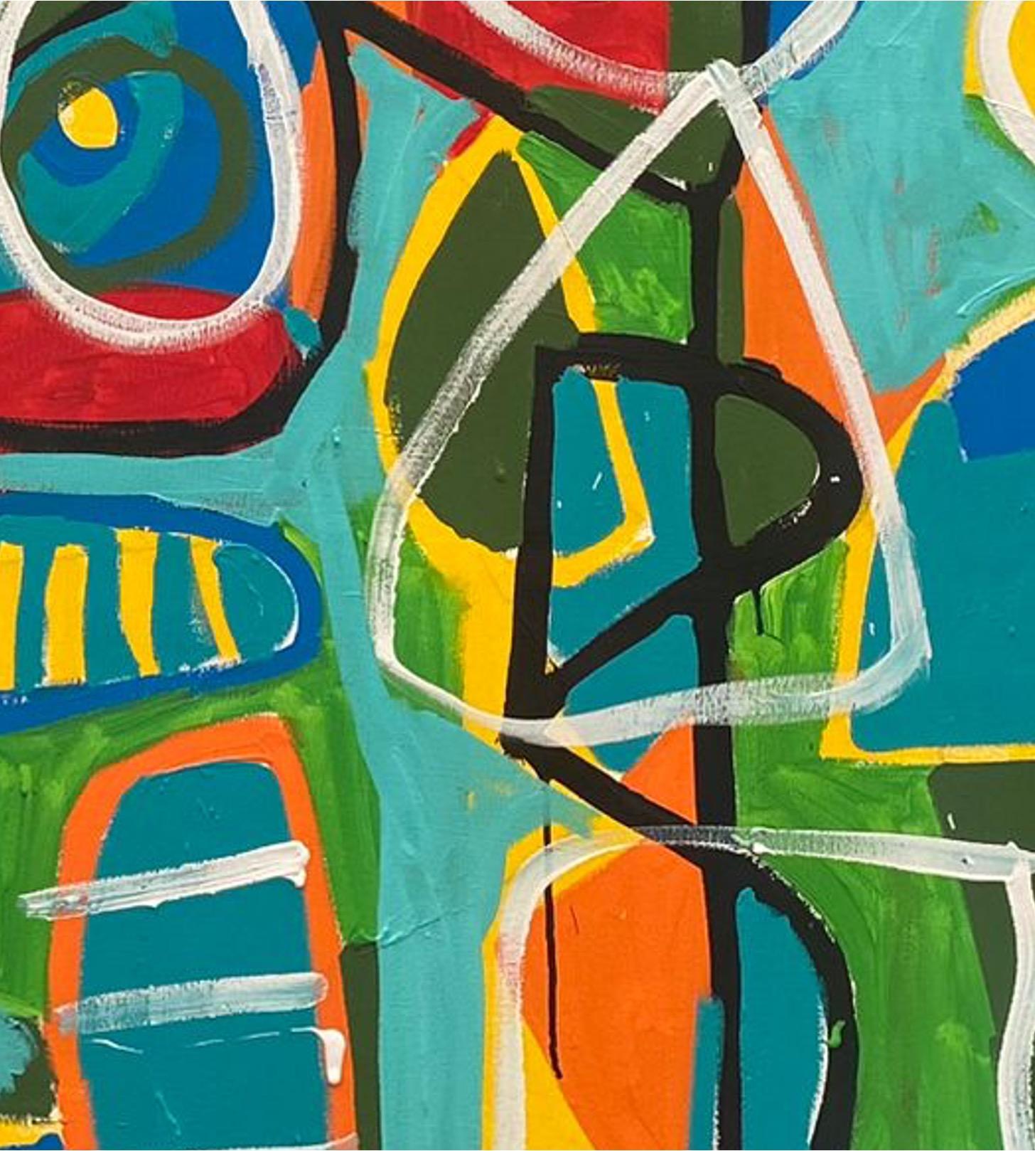 Composition Verde, Contemporary Art, Abstract Painting, 21st Century 5