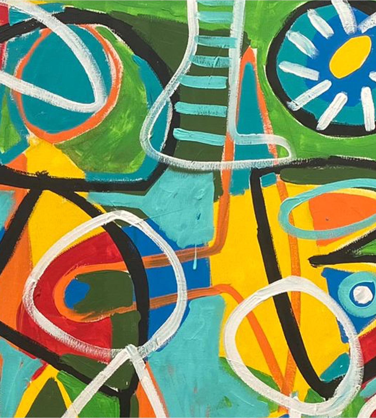 Composition Verde, Contemporary Art, Abstract Painting, 21st Century 6