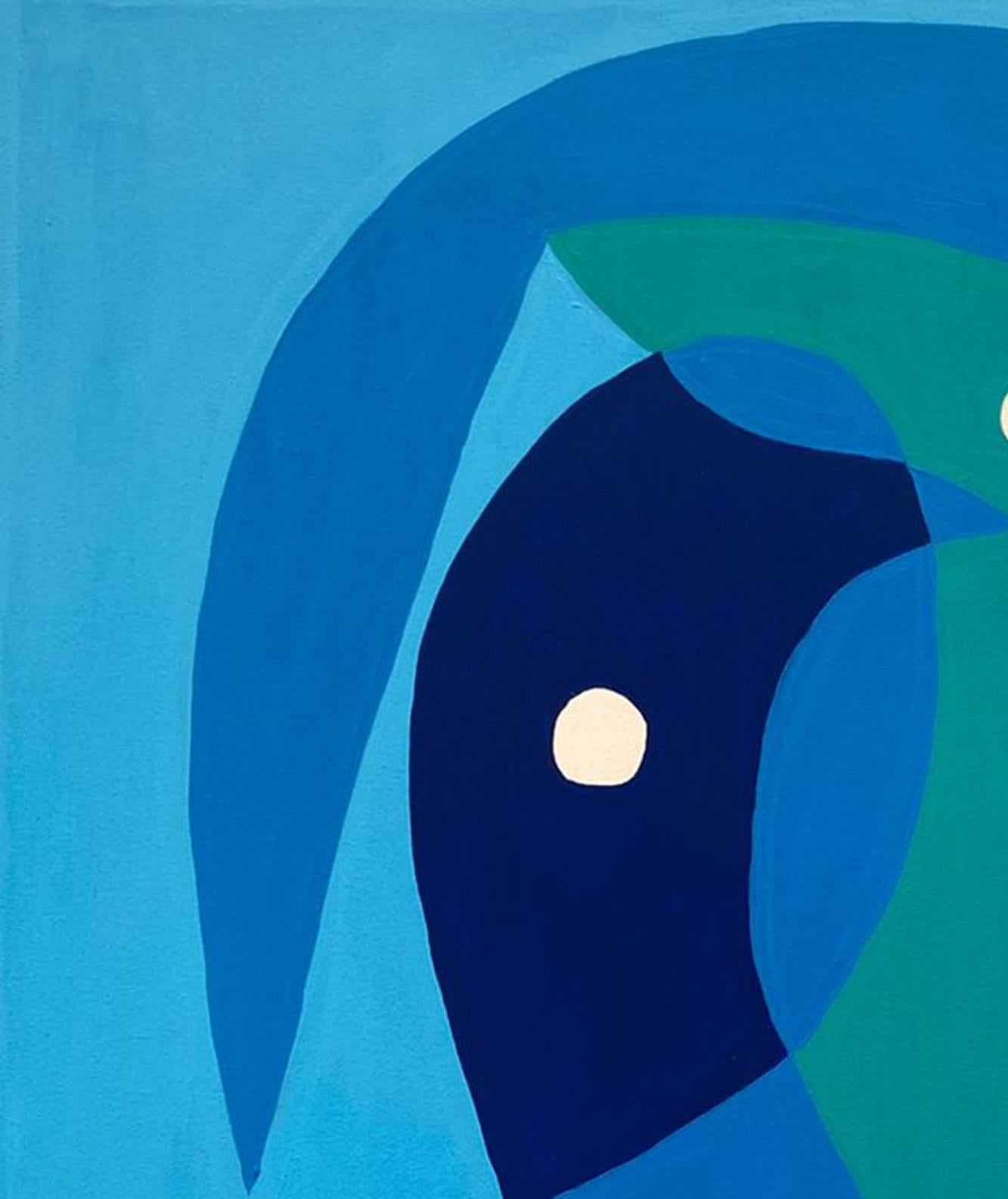 Cuerpo Azul, Contemporary Art, Abstract Painting, 21st Century 2