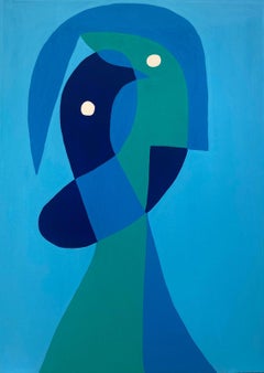 Cuerpo Azul, Contemporary Art, Abstract Painting, 21st Century