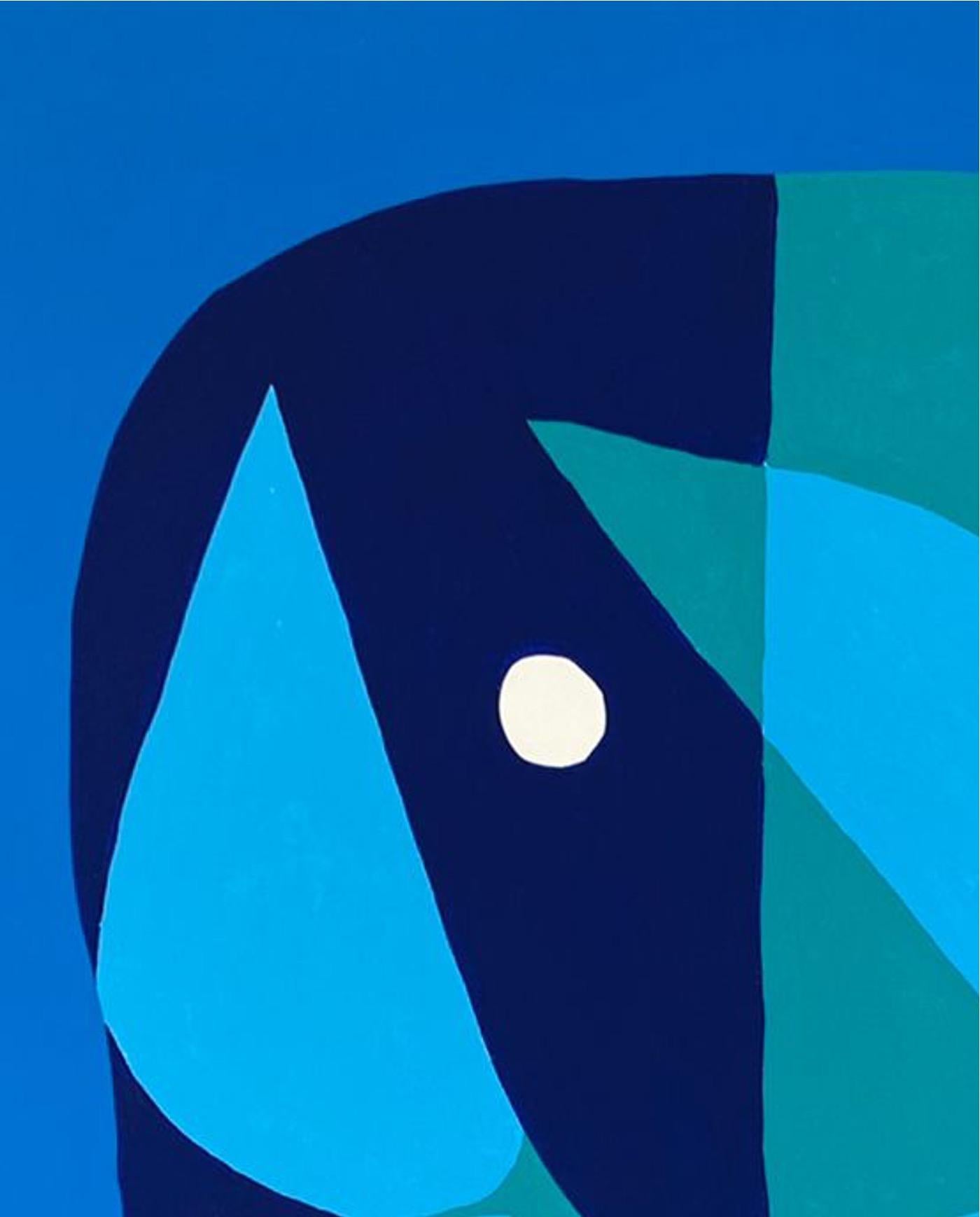 Cuerpo Escueto Azul, Contemporary Art, Abstract Painting, 21st Century 1