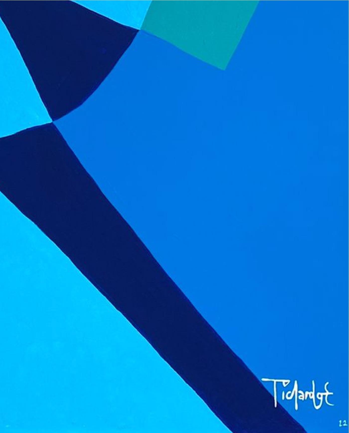 Cuerpo Escueto Azul, Contemporary Art, Abstract Painting, 21st Century 4