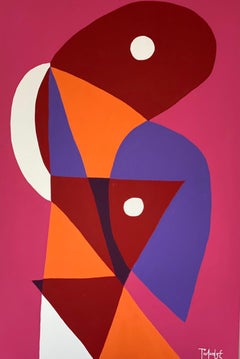 Cuerpo Escueto Rosa, Contemporary Art, Abstract Painting, 21st Century