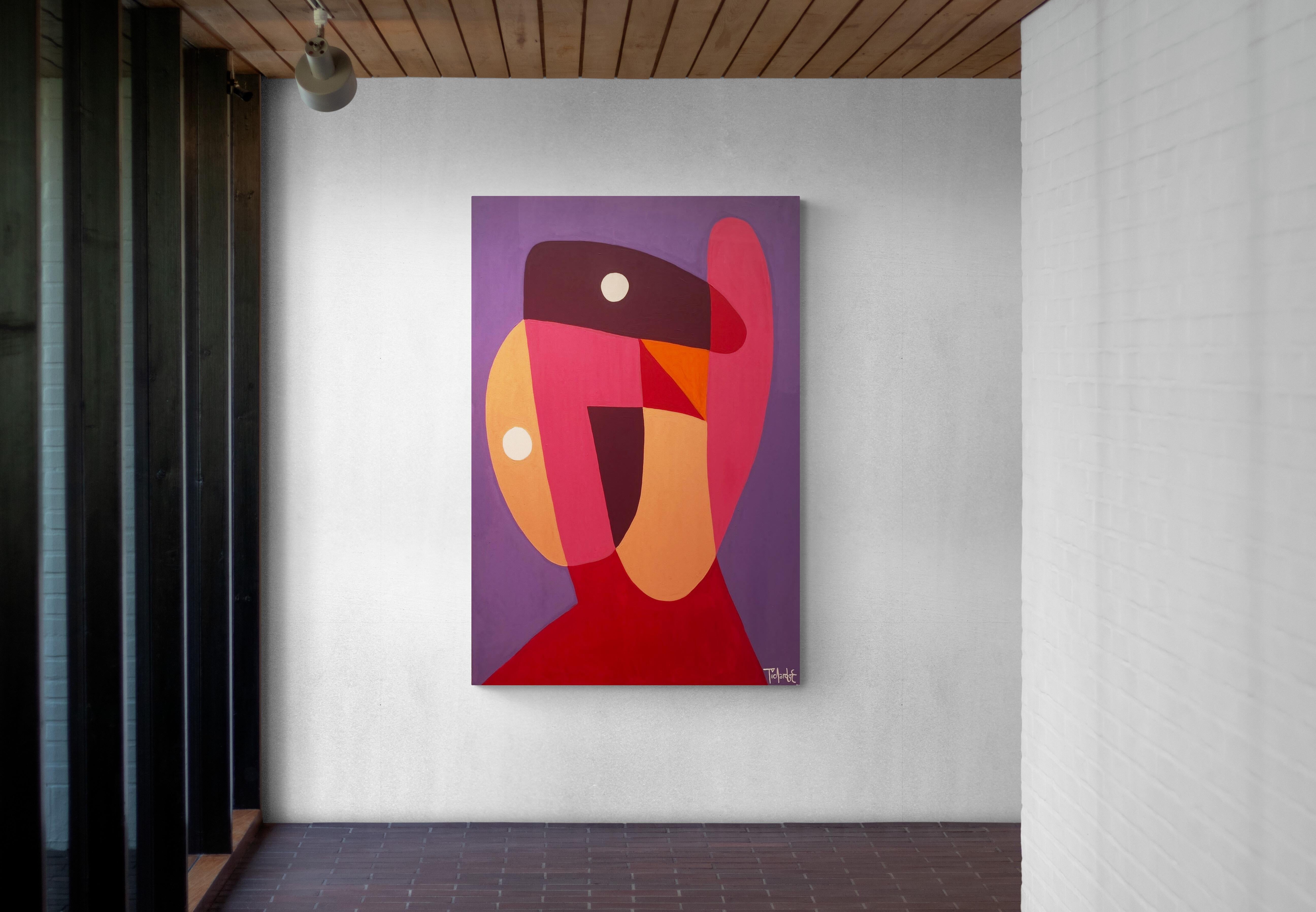 Cuerpo I, Art contemporain, Peinture abstraite, 21ème siècle - Painting de Enrique Pichardo