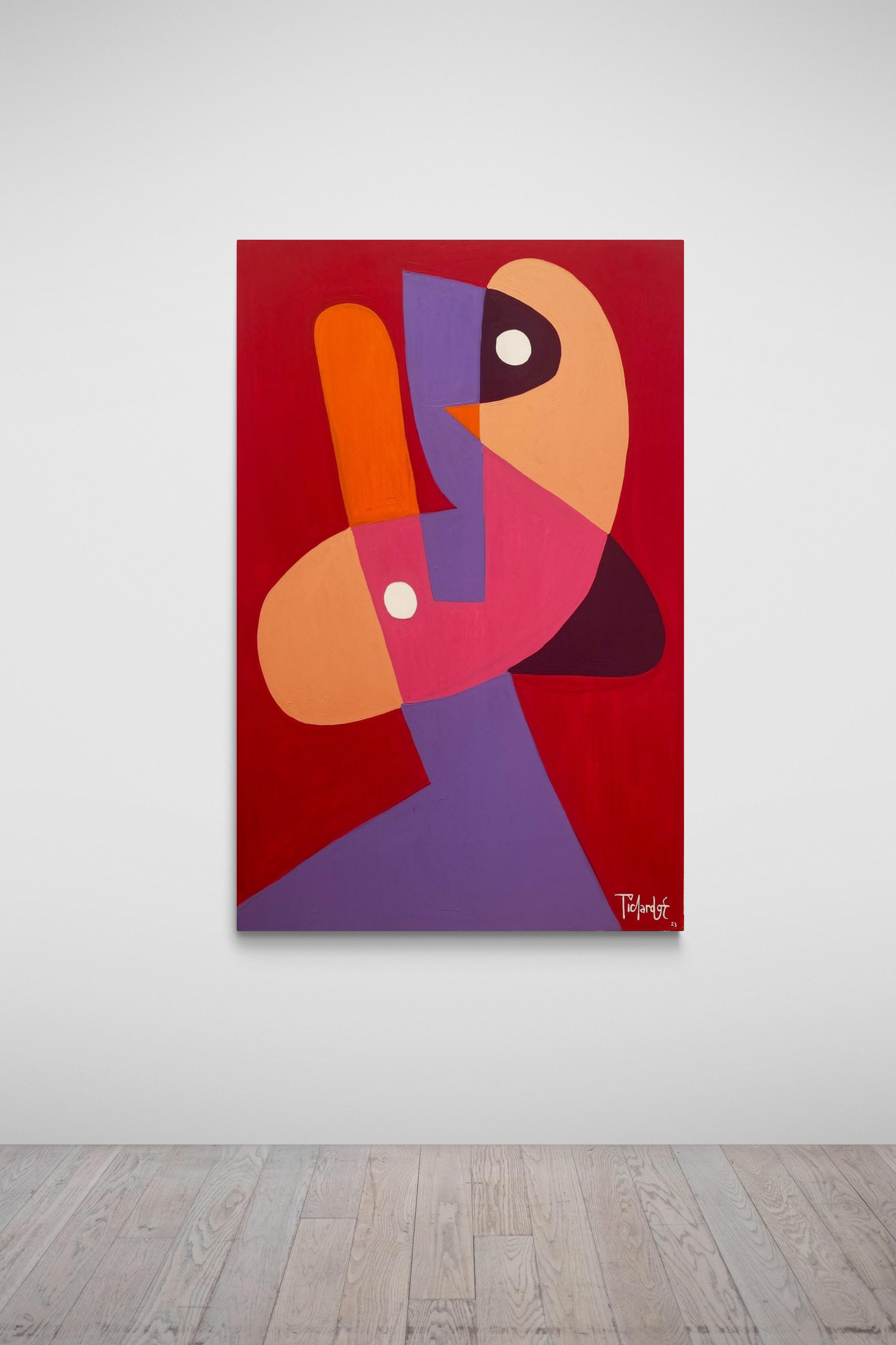 Cuerpo III, Arte contemporanea, Pittura astratta, 21° secolo - Painting di Enrique Pichardo