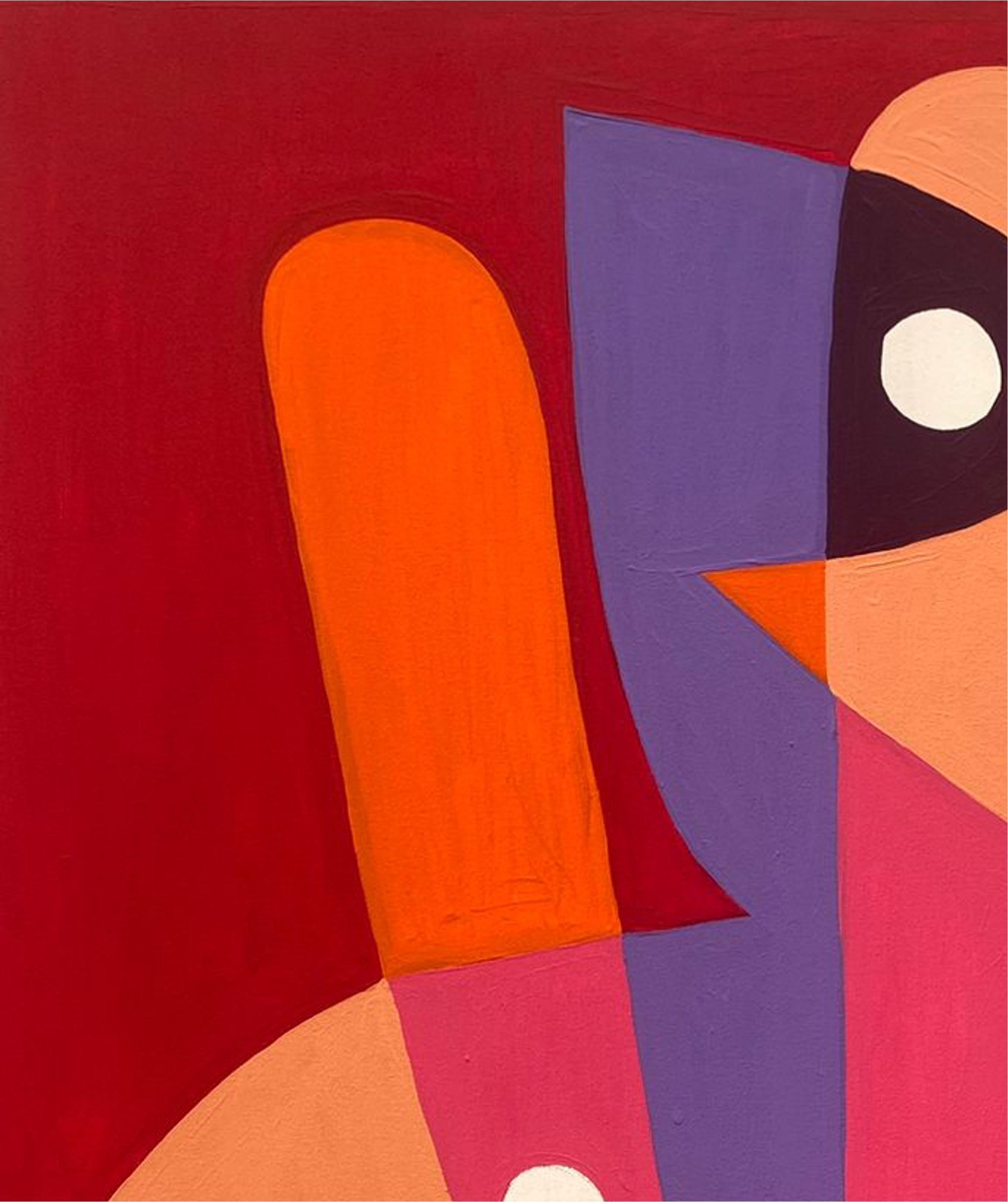 Cuerpo III, Arte contemporanea, Pittura astratta, 21° secolo - Painting Astratto di Enrique Pichardo