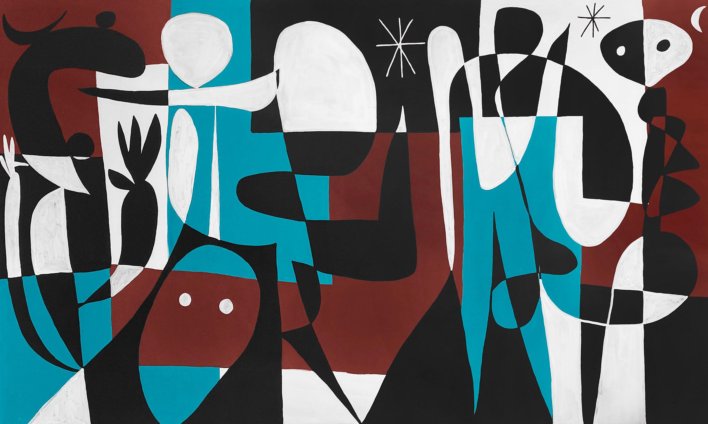 Abstract Painting Enrique Pichardo - Desierto, Art contemporain, Peinture abstraite, 21ème siècle