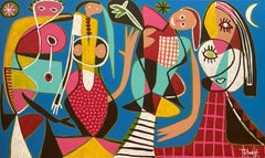 Duet, Contemporary Art, Abstract Painting, 21st Century