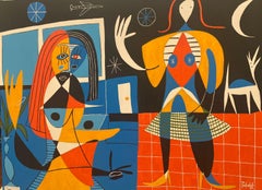 El Adios de las Niñas, Contemporary Art, Abstract Painting, 21st Century
